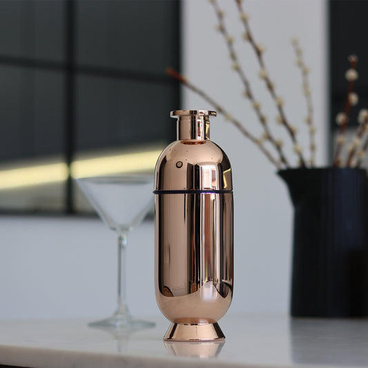 Trombone Cocktail Shaker Rose Gold - Nick Munro