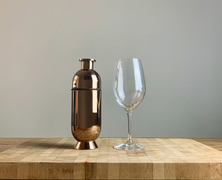 Trombone Cocktail Shaker Copper - Nick Munro