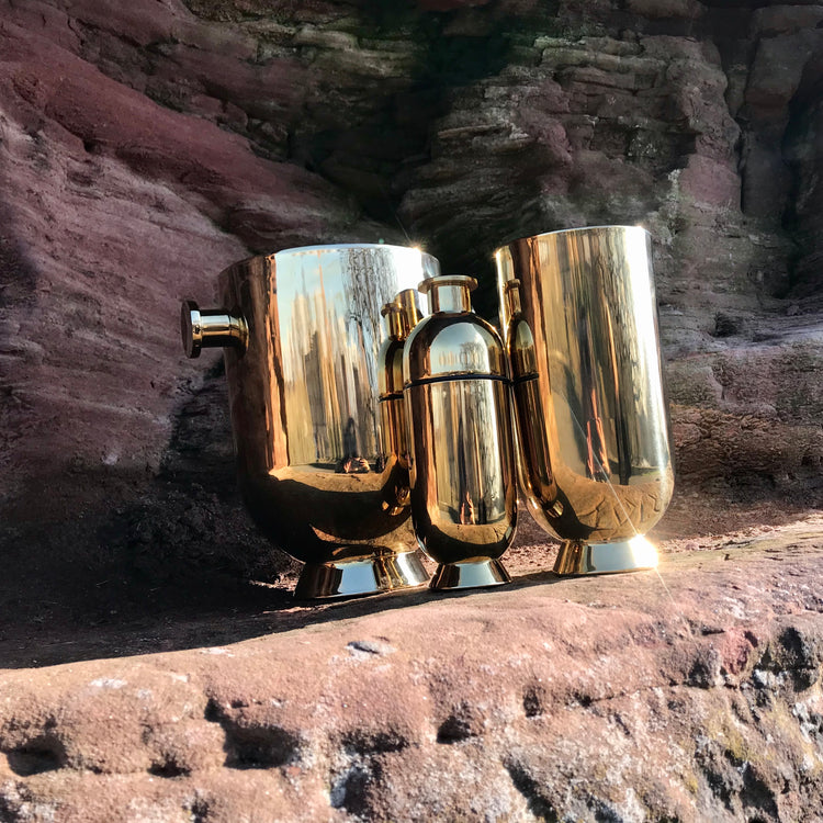 Trombone Wine Cooler Gold - Nick Munro