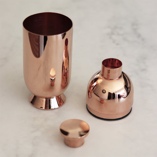 Trombone Cocktail Shaker Rose Gold - Nick Munro