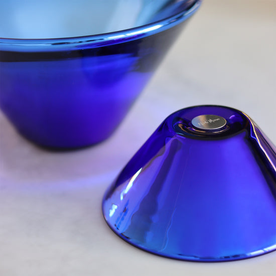 Silver Lining Bowl Blue Small - Nick Munro